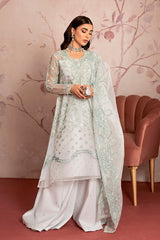 MAH-JABEEN-3PC EMBROIDERED LUXURY PRET