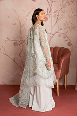 MAH-JABEEN-3PC ORGANZA EMBROIDERED PRET