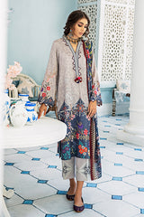 GRAY RUFFLE - 3 PIECE