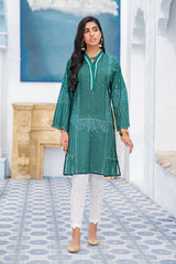 FERN GREEN - PRINTED SHIRT