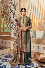 JADE FIGURINE - DIGITAL PRINTED LAWN - 3 PCS
