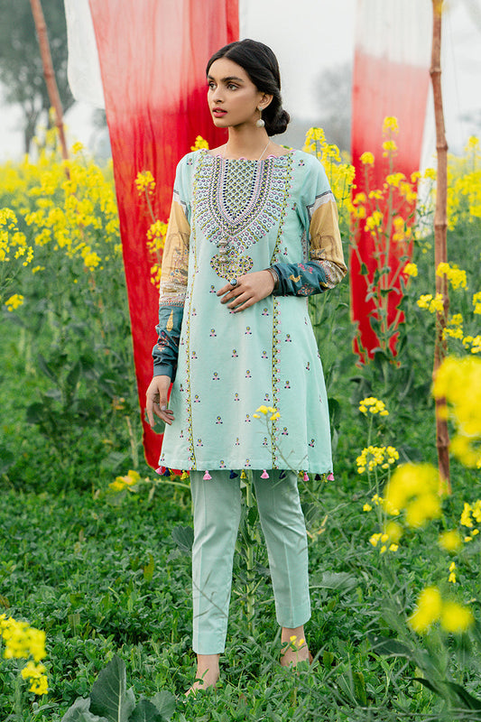 ACUSTIC BLOOM - EMBROIDERED LAWN - 2 PCS