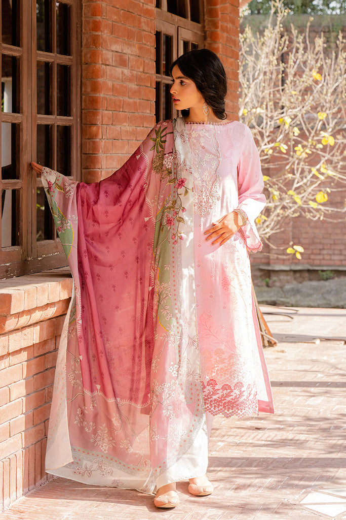 PINK ASTER - DIGITAL PRINTED LAWN - 3 PCS