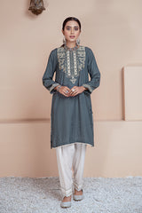 FLORA GERANIUM - EMBELLISHED SHIRT