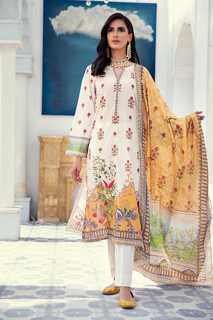 FLORAL BEIGE - 3 PCS