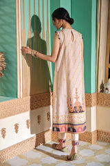 BEIGE BREEZE - DIGITAL PRINTED LAWN - 2 PCS