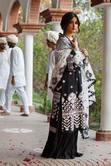 PROZE BLACK - EMBROIDERED LAWN - 3 PCS