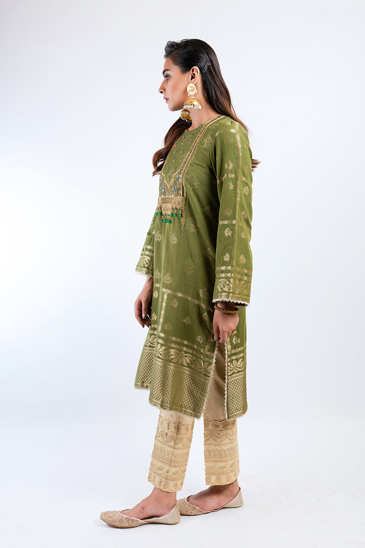 FASL-E-GUL - EMBELLISHED SHIRT