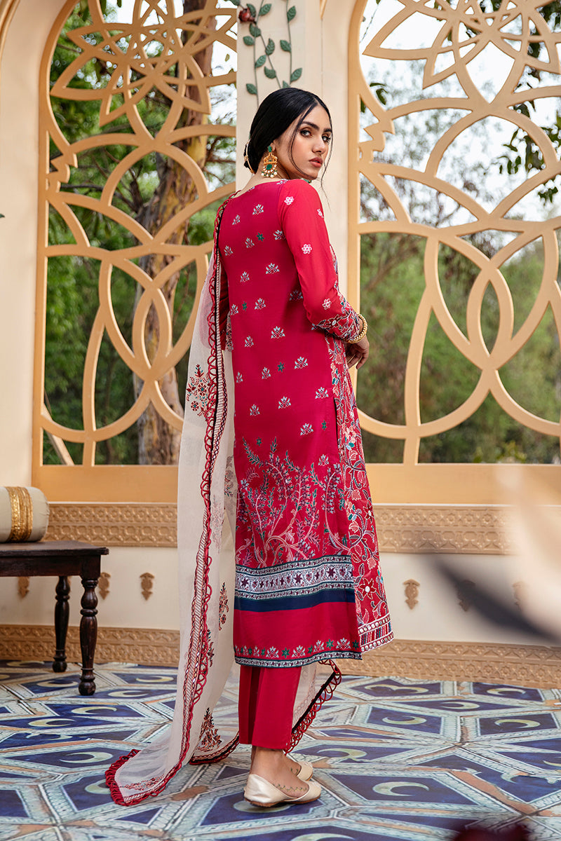 ETHNIC VINE - EMBROIDERED LAWN - 3 PCS