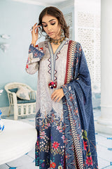 GRAY RUFFLE - 3 PIECE