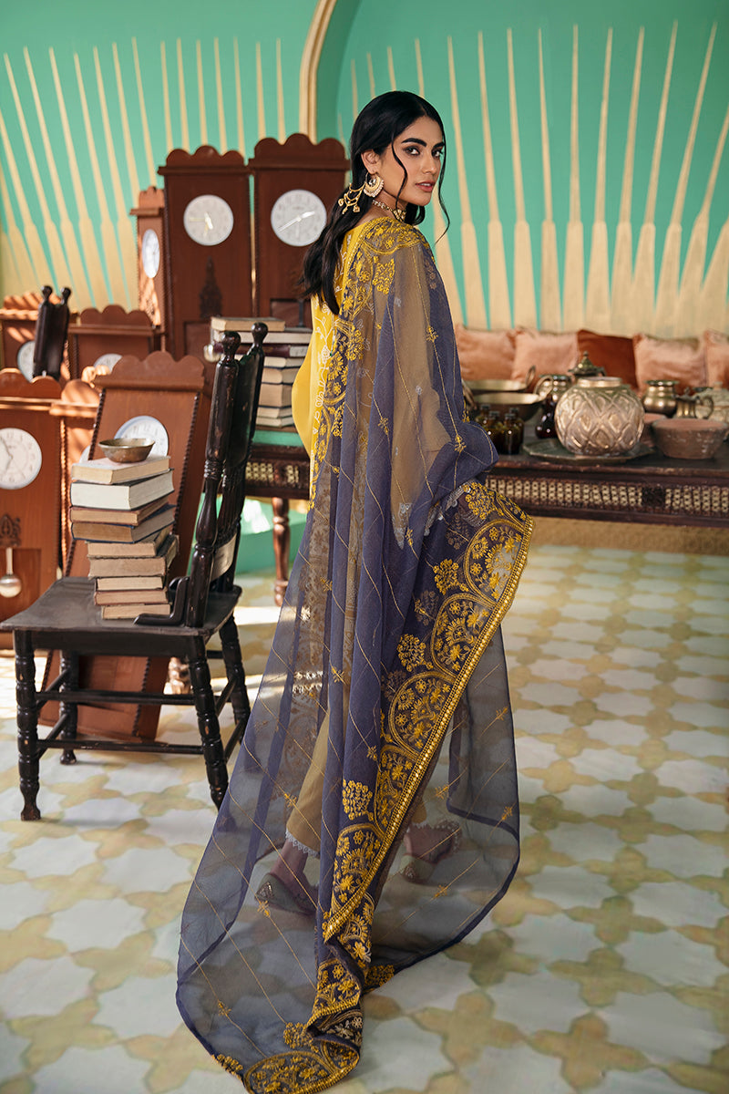 AMBER SAUTERNE - EMBROIDERED LAWN - 3 PCS