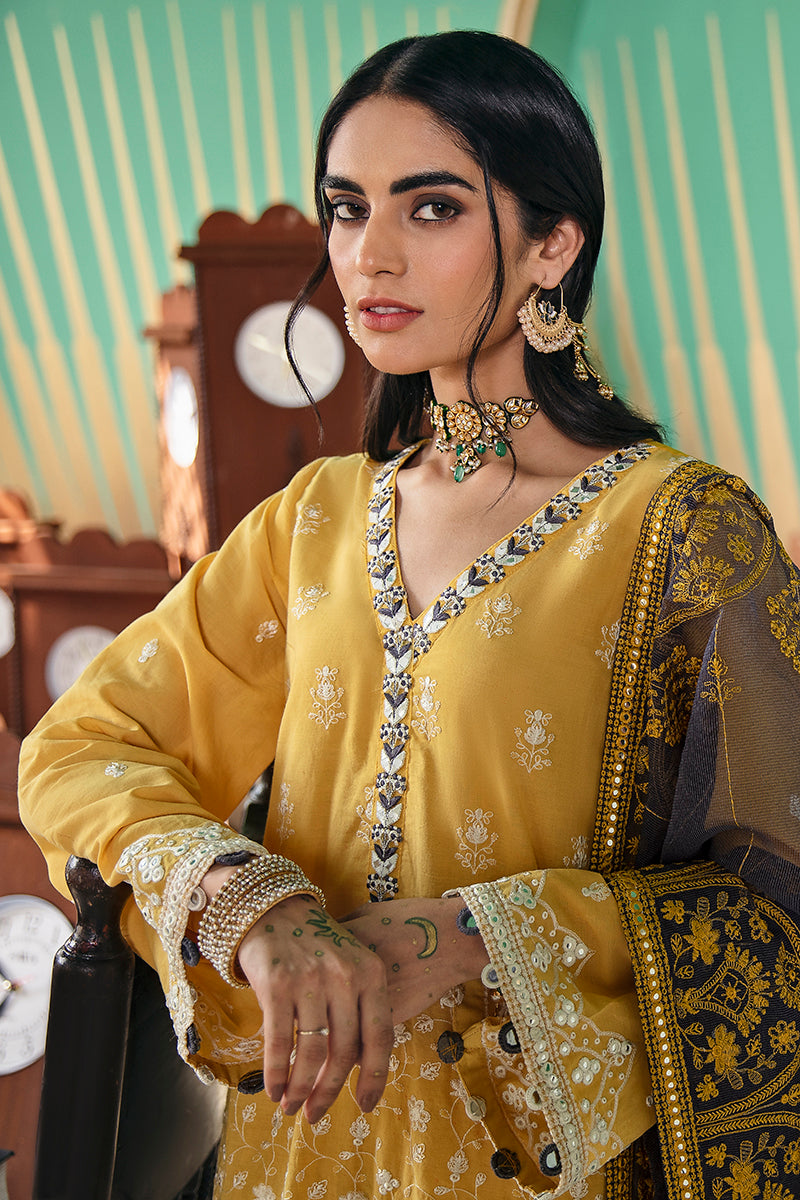 AMBER SAUTERNE - EMBROIDERED LAWN - 3 PCS