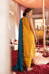 GOLD DAISY-3PC KHADDAR PRINTED SUIT