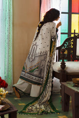 ANTIQUE JADE - DIGITAL PRINTED LAWN - 3 PCS