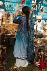 OCEAN RIPPLE - DIGITAL PRINTED LAWN - 3 PCS