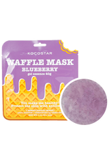 Waffle Mask Blueberry