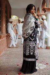 PROZE BLACK - EMBROIDERED LAWN - 3 PCS