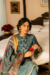 AZURE HYSTERIA - DIGITAL PRINTED LAWN - 3 PCS