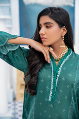 FERN GREEN - PRINTED SHIRT