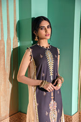 BEIGE BREEZE - DIGITAL PRINTED LAWN - 2 PCS