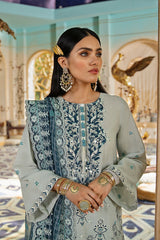 CRADLE ASH - EMBROIDERED LAWN - 3 PCS