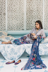 GRAY RUFFLE - 3 PIECE