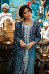 OCEAN RIPPLE - DIGITAL PRINTED LAWN - 3 PCS