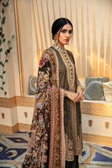 JADE FIGURINE - DIGITAL PRINTED LAWN - 3 PCS