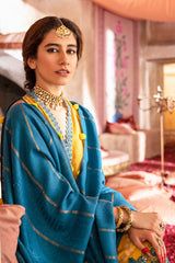 GOLD DAISY-3PC KHADDAR PRINTED SUIT