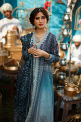 OCEAN RIPPLE - DIGITAL PRINTED LAWN - 3 PCS