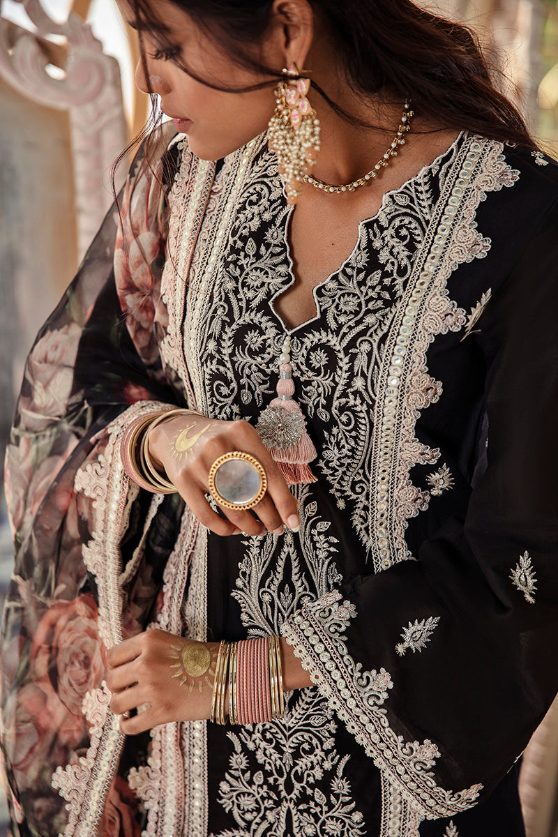 RAVEN BEAN - EMBROIDERED LAWN - 3 PCS