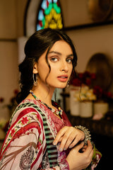 FUSCIA HIBISCUS - DIGITAL PRINTED LAWN - 3 PCS