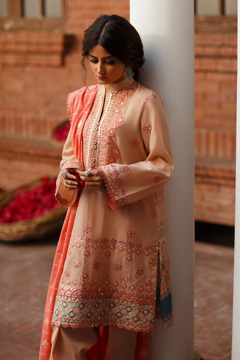 MISTY BREEZE - EMBROIDERED LAWN - 3 PCS