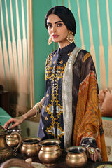 CAPULET OLIVE - EMBROIDERED LAWN - 3 PCS