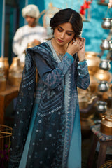 OCEAN RIPPLE - DIGITAL PRINTED LAWN - 3 PCS